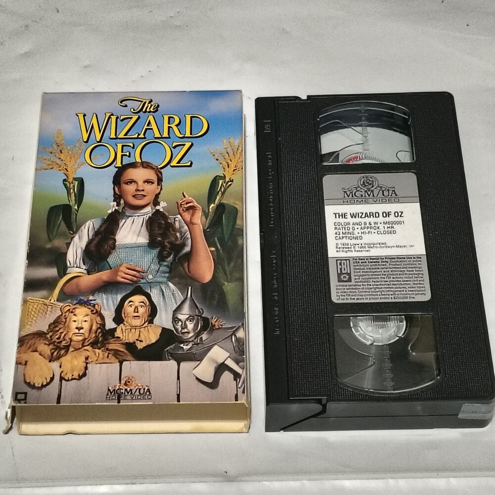 The Wizard Of Oz [VHS] 1991 EUC